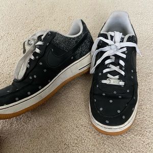 Black Polka Dot Air Forces